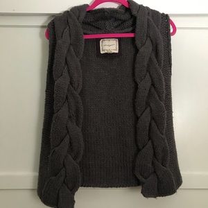 Braided Knit Vest